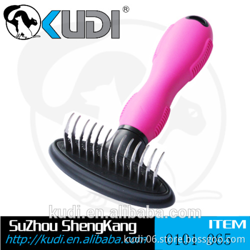 Small size replaceable heads pet hair comb scimitar